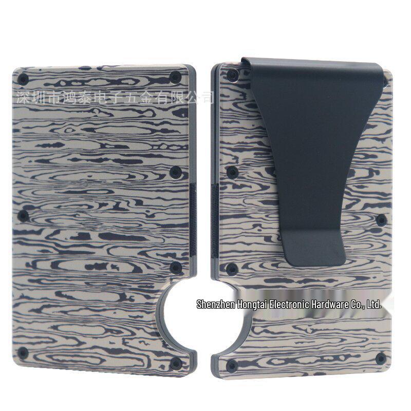 New RFID Blocking Carbon Fiber Wallet with Money Clip