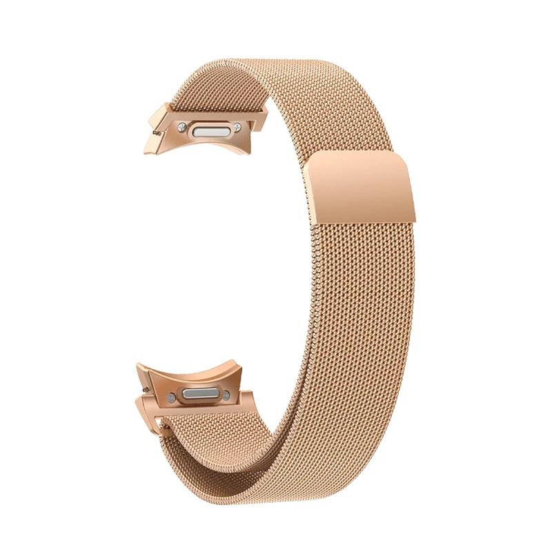 New Quick Fit Milanese Band for Samsung Galaxy Watch 7 6 5 4 Classic 43mm47mm40mm44mm42mm46mm 5Pro 45mm Magnetic Loop Strap