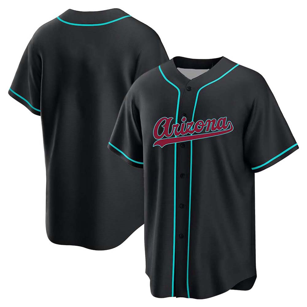 Arizona Design Print Baseball Trikot Unisex Streetwear Locker Sommer Kurzarm Oberteile Herren Damen Kleidung Grafische Merch Shirts