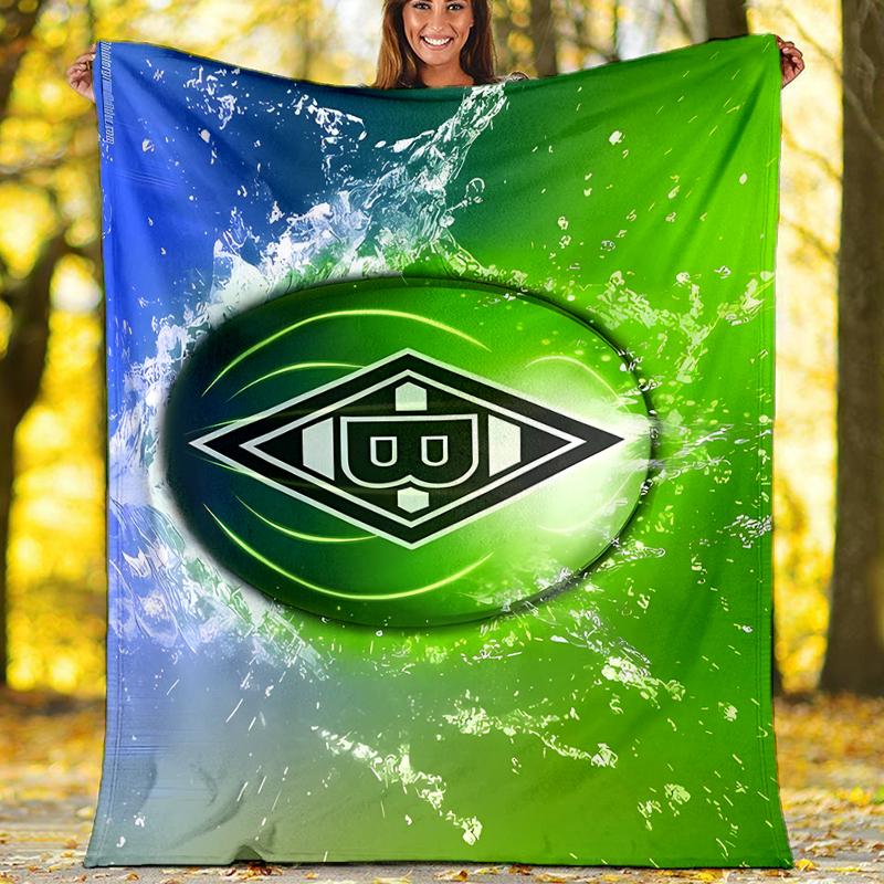Borussia Monchengladbach Logo Printed Throw Blanket—soft,warm;versatile Blanket for All Seasons—perfect As &air-conditioning Throw,nap Blanket