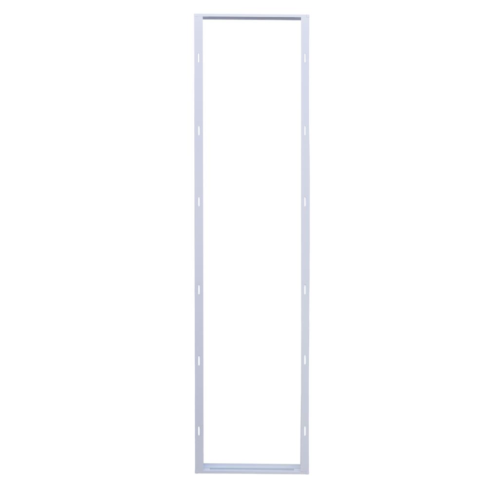 Ramka Montażowa Do Panelu Led 120X30 Biała Aluminium 1023
