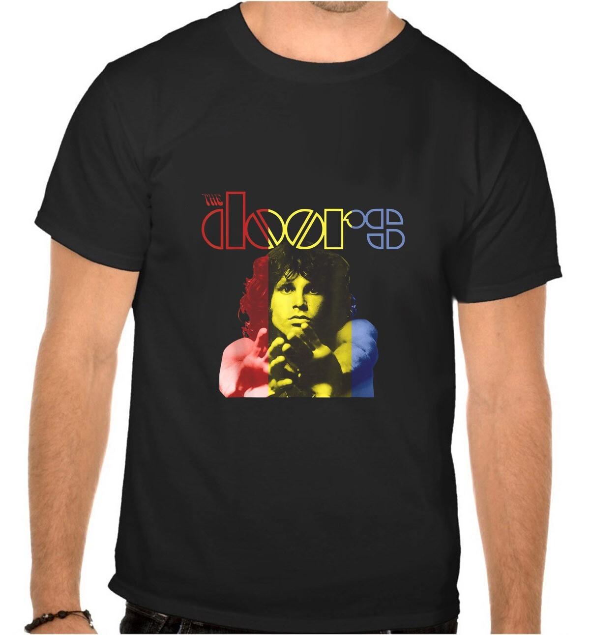The Doors Jim Morrison Rock Band Rock Music BLACK T-shirt 1185 XXXL