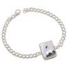 Dendrite Opal Gemstone Handmade 925 Sterling Silver Bracelet 7-8" GK-3205