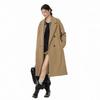 GOLFCROSS Unisex Minimalist Double-Breasted Trench Coat