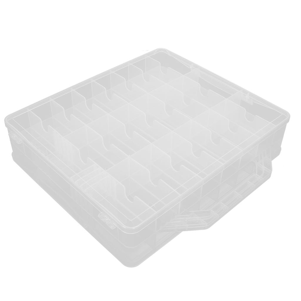 Transparent Nail Polish Storage Case Home Salon Nail Polish Organizer for 48 Bottles