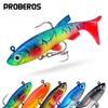 5Pcs Fishing Jig Soft Lures Set with Jig Head, Soft Swimbaits with Paddle Tail