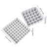 Half Bead Coaster Molds Square Silicone Coaster Mold Cup Mat Mold Square Epoxy Casting Mold for Resin Coaster Home Decor