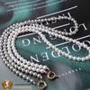 Thailand Amulet Pearl Shell Necklace - Round Pendant Clavicle Chain for Women, Non-Fading & Non-Peeling.