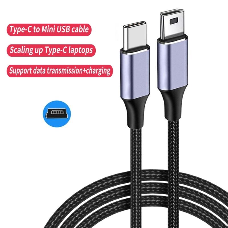High Speed USB C To USB Charging Cable, Type C Male To USB Male Sync Cable for Camera