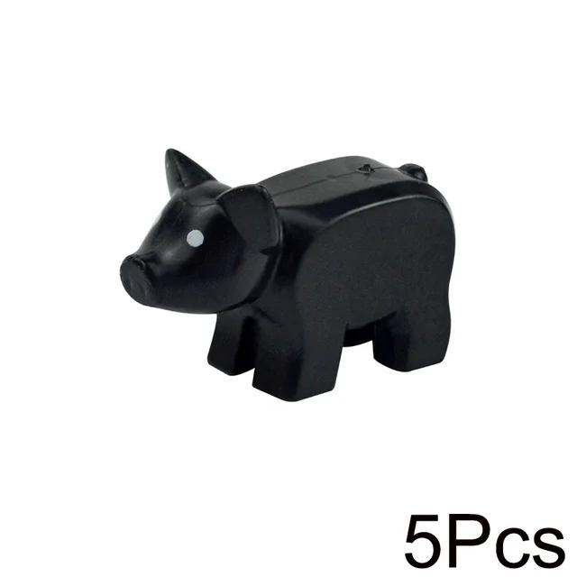 MOC Animals Building Blocks Flamingo Swan Otter Cat Dog Pug Chick Duck Eagle Sheep Owl Rabbit DIY Model Brick Toys for Children
