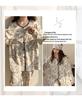 Maternity Pajamas with Built-In Pads for Summer, Postpartum Recovery, Breastfeeding, and Confinement, Suitable for Spring and Autumn.