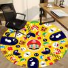 1pc Mario Characters Office Round Area Rug, Under Office Chairs Bedroom Living Room Home Decor, Room Deco, Available in Various Sizes235