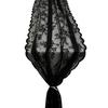 Yousheng French Lace Table Runner, Black & White Vintage Lace Runner for Coffee Table, Shoe Cabinet, Dining Table, Long Rectangular