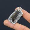 Daughters Day Deal Iron Tiger Eye Gemstone Boho Pendant Jewelry Sterling Silver