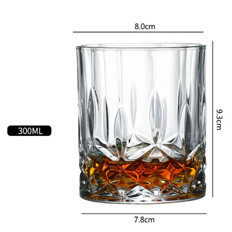 Langxi Crystal Whisky Glasses (10-Pack)