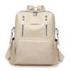 Large Capacity Women's Backpack Travel PU Backpack Student Schoolbag