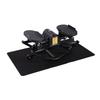 U Shaped Fitness Stepper Low Impact Side to Side Stepper with Bands Digital Display for Full Body Workout