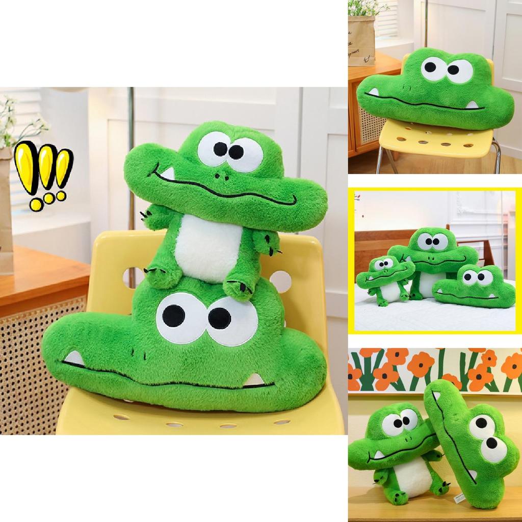 Extra Large Funny Crocodile Pillow Soft Plush Toy Adorable Alligator Cushion For Home Decor