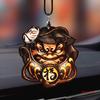 MDLUFY Daruma Car Hanging Daruma Necklace Car Car Car Mirror Entryway Ornament Pendant, Ornament, Pendant, Charm, Ornament, Bodhidharma, Decoration,