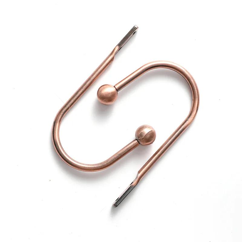 Carved Small Crystal Ball Aluminum Alloy Curtain Wall Hook Crystal Curtain Storage Vacation Home Decoration