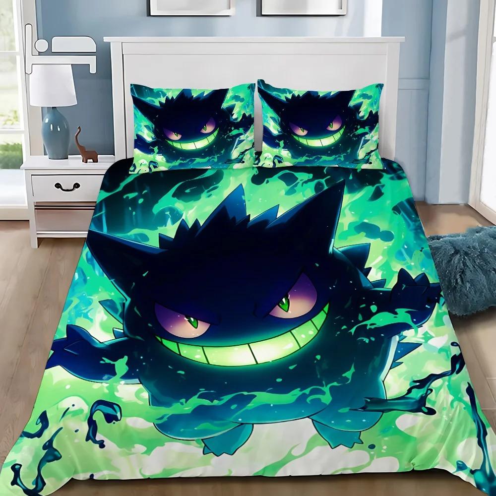 Bettbezug Kissenbezug Bettwäscheset Cartoon Böse Gengars Erwachsene Junge Mädchen Schlafzimmerdekoration Kindergeschenk Einzel Doppel Übergröße