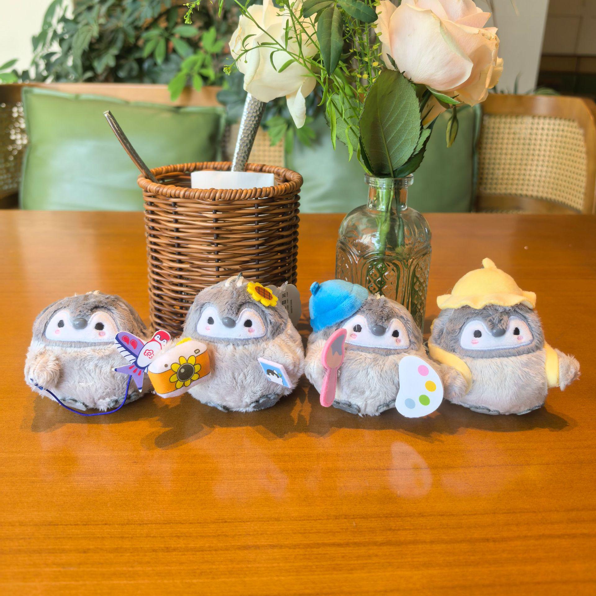 Japanese Style Cute Penguin Plush Keychain Doll - Backpack Charm 8cm