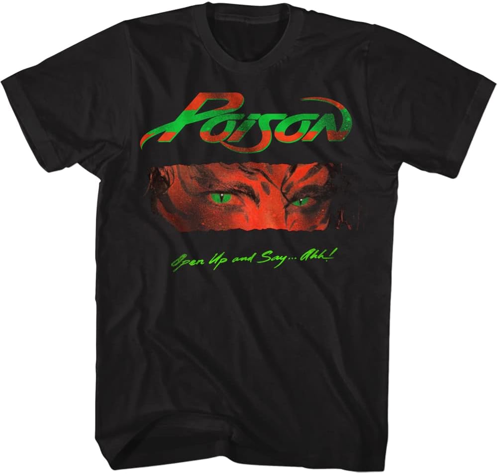 Poison Open Up and Say Ahh Eyes Graphic T-shirt