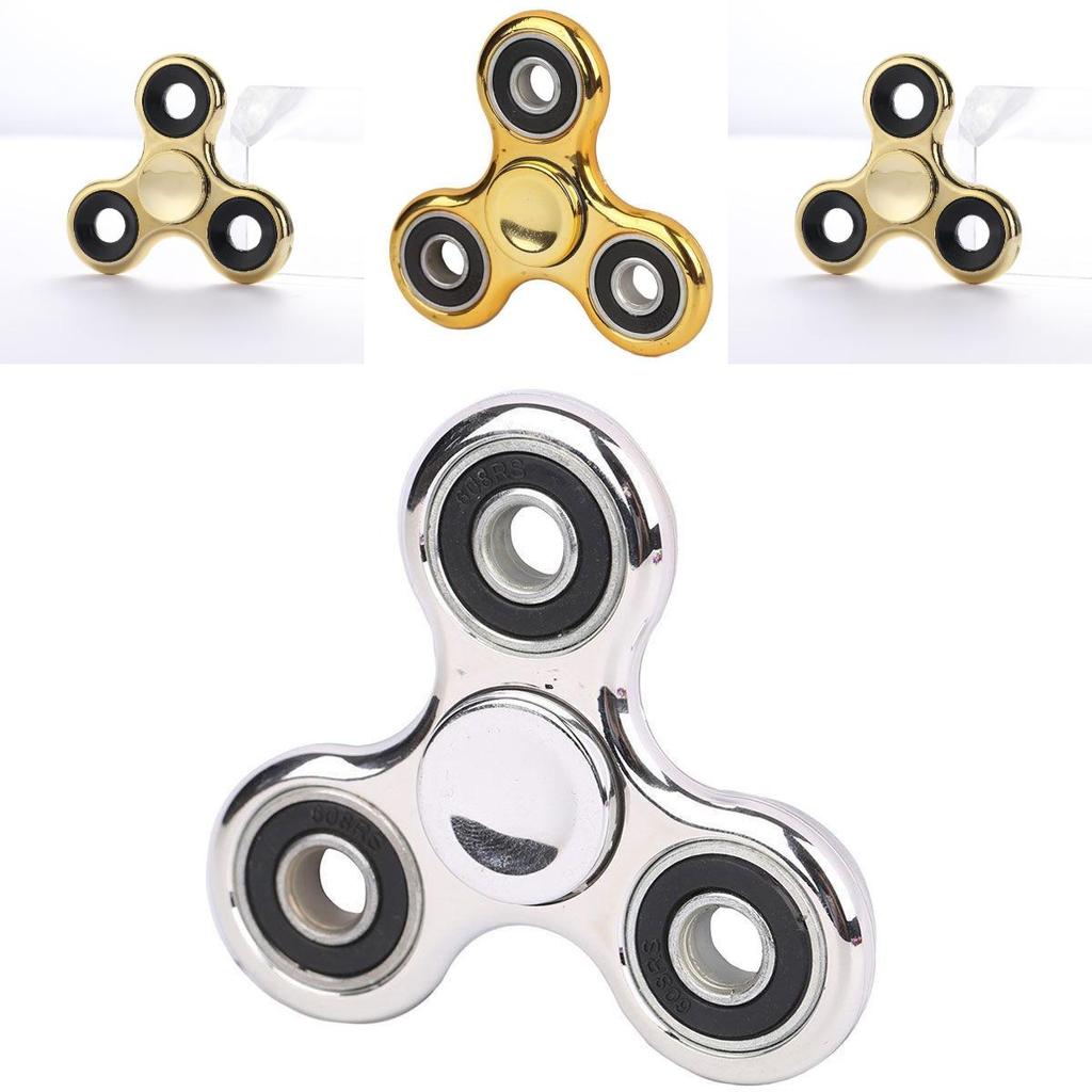 Metal Clover Finger Spinner Toy With Durable Alloy For Stress Relief And Focus Enhancement