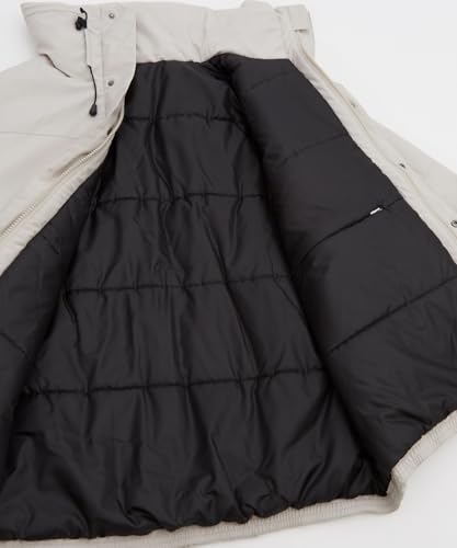 IMPROMES Men's SIDEWAYSTANCE Poly-Stretch Padded Down Jacket, Light Beige