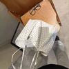 Fashion Canvas Polka Dot Tote Bag Versatile Portable Handbag Large Capacity Shoulder Bag Women