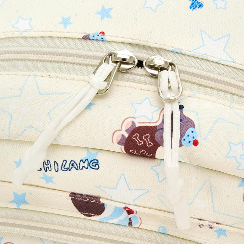 Printed Junior High School Student Backpack Waterproof Large Capacity Schoolbag Women's Backpack