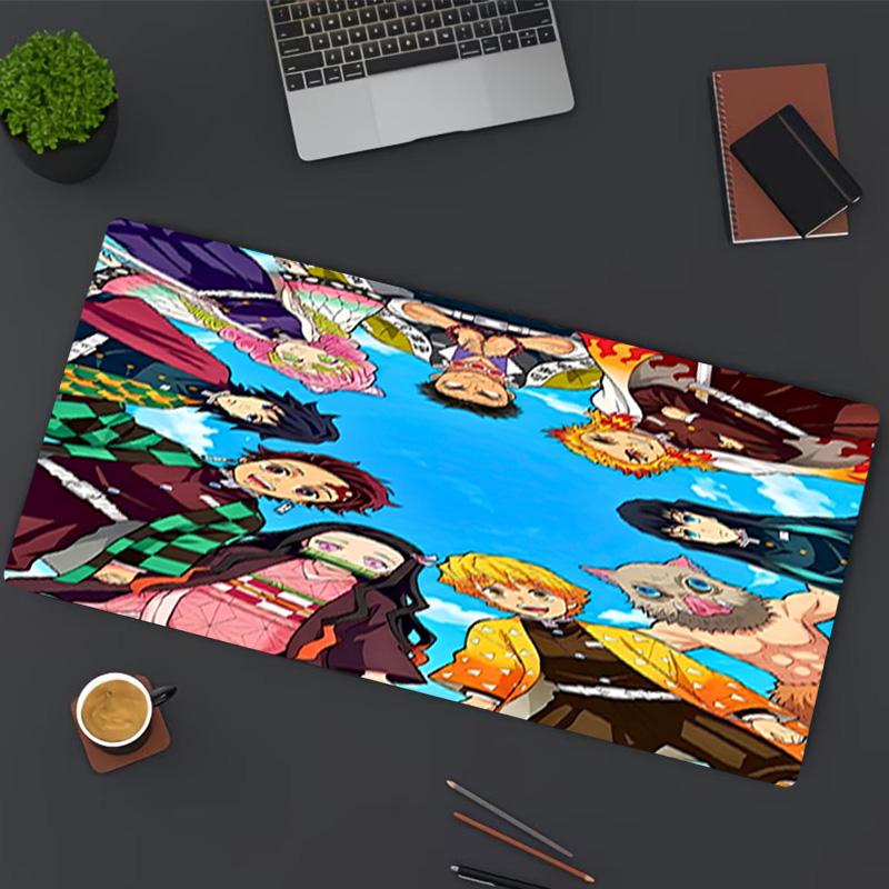 Demon Slayer Print Mouse Pad, for Keyboard Pad Laptop PC Mat for Office Home Use, Desk Decor, Perfect Birthday Gift for Gamers