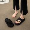 Korean Sle Thi Bot Thong Slippers Women's Summer New Faion Beach oes Casual Comfortable Rubber Sole Sandals