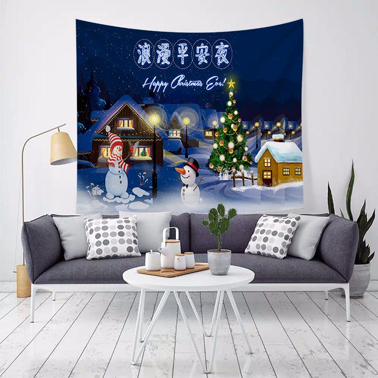 Tapiserie decor pentru casă Ornament de Crăciun Decor boem Dormitor Sufragerie Tapiserie de perete Semineu Tapiserie tapeçaria de natal