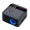 150W Car Power Inverter 12V/24VDC To 220VAC Converter with Three USB Charging Ports USB Car Outlet Adapter for Vehicle