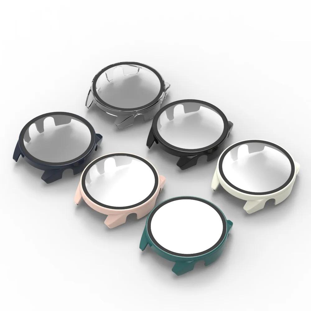 HD Tempered Glass+PC Case For Garmin Forerunner 165 265 965 All-around Screen Protective Shell Garmin Venu 3/Vivoactive 5 Cover