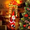 Santa Claus Parachute Light String Indoor LED Christmas Light String Christmas Gift Box Decorative Atmosphere Light