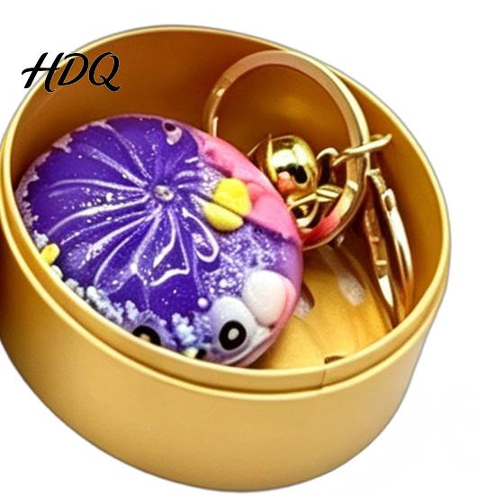 Portachiavi Ciondolo Portafoglio 1/2/3/5 Pezzi Cartone Animato Raviolo con Cestello per Vapore Halloween Panino al Vapore Zaino Accessorio Portachiavi Campanello Borsa Borsa Mini