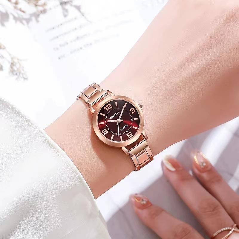 

Luxury Women Quartz Watches Simple Dial Stainless Steel Wristwatch Fashion Luminous Minimalist Girl Clock Gift Relogio Feminino