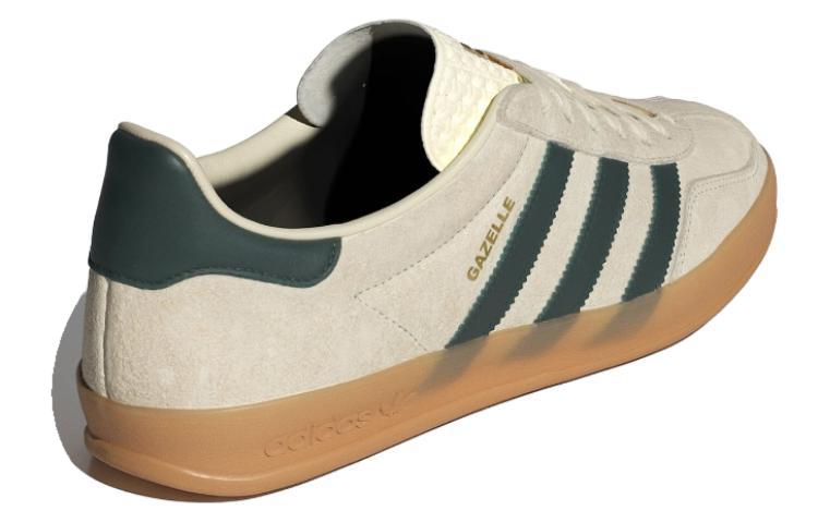 Gazelle Men's Adidas Originals Indoor 'Cream White Green Gum' IH7502