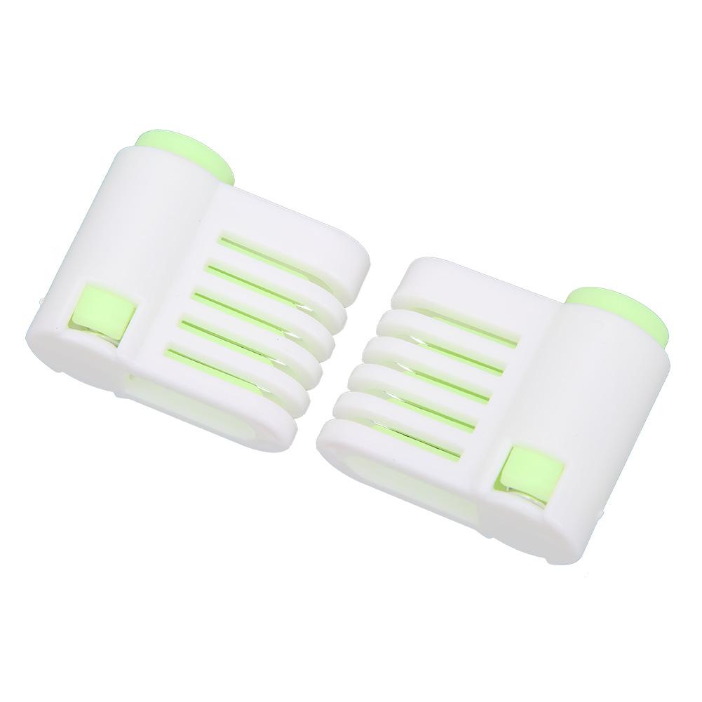 2Pcs MultiFunctional DIY Cake Bread Cutter Slicing Guide Tool Home Kitchen Accessory(Green 52036A )