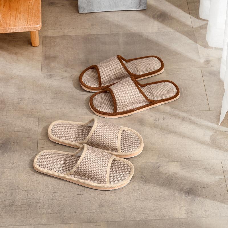 Women's and Men's Couples Fashion Casual Home Slippers Indoor Floor Flat Shoes