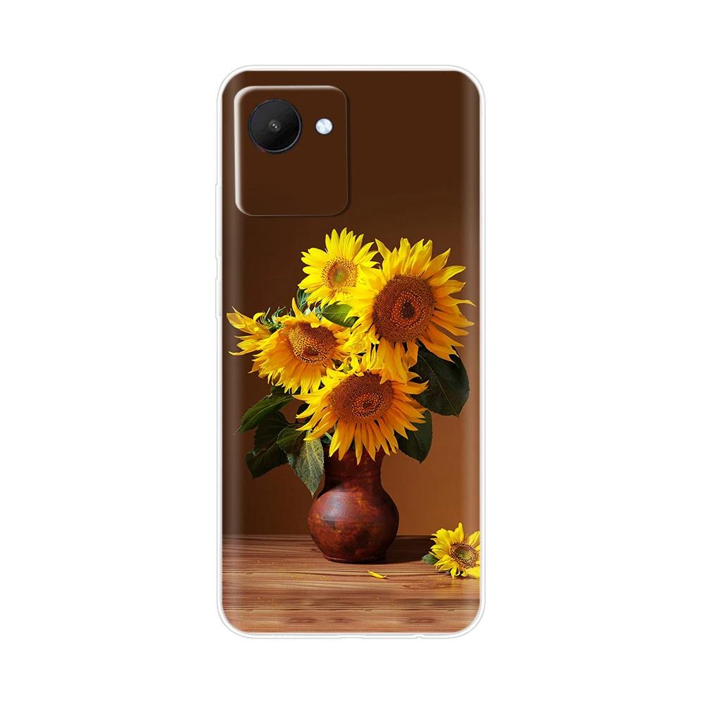 Etui Torba na Telefon Komórkowy Do Realme C30 Etui RealmeC30S Pokrowiec Do OPPO Realme C30S C30 s RealmeC30 Miękki Przezroczysty Silikonowy Tylny Pokrowiec
