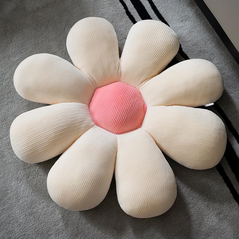 Small Daisy Flower Pillow Cushion On The Floor Chair Cushion Office Sitting for A Long Time Tatami Car with Butt Cushion
