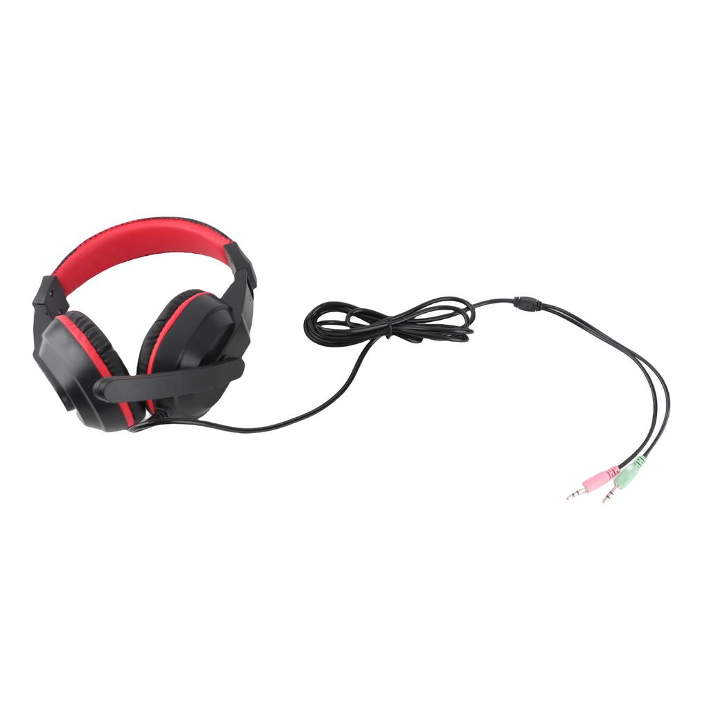 Gaming Headset 3.5mm 3D Surround Sound Mega Bass 360 Degrees Mic Ergonomic Design Headset with