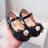 Girls' Patent Leather Bow Princess Shoes: Non-slip, Soft Sole for Spring/Autumn, Perfect for Evening Gowns and Performances