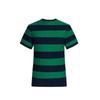 Navigare Women's Striped Short Sleeve Cable Knit Top