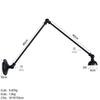 3 Long Arm LED Wall Lights Fixtures Adjustable Swing Loft Industrial Vintage Wall Sconce Luminaire Retro Stair Light