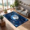 Atalanta FC Soccer Football Pattern Soft Area Rug Non Slip Indoor Floor Carpet Sports Decor Mat for Bedroom