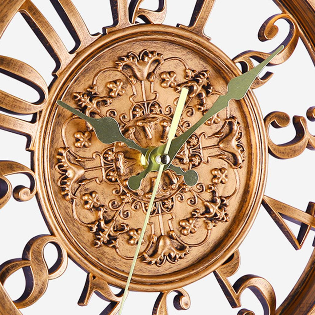 Clock Battery Operated Decorative Wall for Office Bedroom Living Room